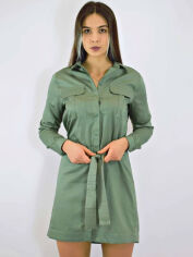 Акция на Сукня-сорочка міні літня жіноча Pepe Jeans London 311584243 XS Зелена от Rozetka