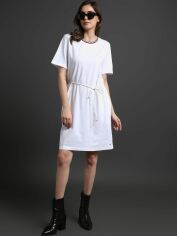 Акция на Сукня-футболка жіноча літня Tommy Hilfiger 558888680 XS Біла от Rozetka