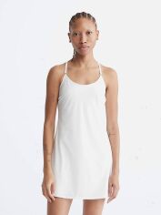 Акция на Сукня жіноча коротка літня Calvin Klein 924603971 S Біла от Rozetka