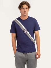 Акція на Футболка бавовняна довга чоловіча U.S. Polo Assn 418450069 S Синя від Rozetka