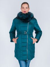 Акция на Куртка зимова жіноча Giorgio Rotti 4042 40 Зелена от Rozetka
