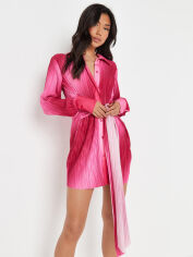 Акция на Сукня-сорочка міні літня жіноча Missguided D1005060 36 Рожева от Rozetka
