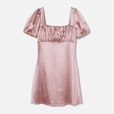 Акція на Сукня коротка літня жіноча H&M 9433472ral L Світло-Рожева від Rozetka