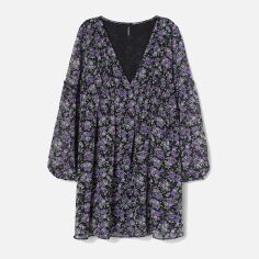 Акція на Сукня коротка осіння жіноча H&M 8361302ral S Чорна від Rozetka