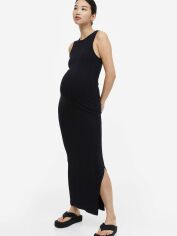Акція на Сукня для вагітних міні літня жіноча H&M A512-1078272 M Чорна від Rozetka