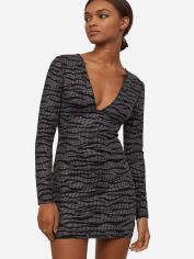 Акція на Сукня коротка осіння жіноча H&M 0774012_0 S Чорна (СА2000001997604) від Rozetka