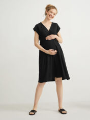 Акція на Сукня для вагітних C&A GD-00061325 XL Чорна від Rozetka