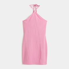 Акція на Плаття коротке літнє жіноче H&M 1079531_рож L Рожеве від Rozetka