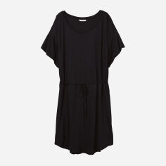 Акція на Плаття коротке жіноче H&M 0667534_без пояса S Чорне від Rozetka