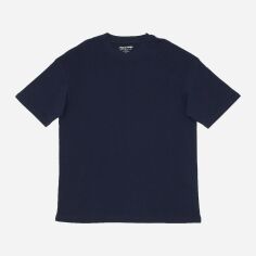 Акція на Футболка бавовняна довга чоловіча Jack & Jones XAZ404009BUUZ S Темно-синя від Rozetka