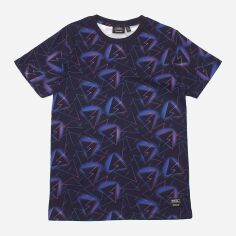 Акція на Футболка бавовняна довга чоловіча WeSC XAZ420962NZHJ XL Чорна/Синя від Rozetka