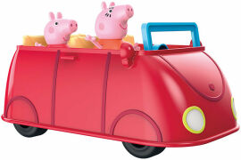 Акция на Ігровий набір Peppa Pig - Машина сім'ї Пеппи (2 фігурки, звук) (F2184) от Y.UA