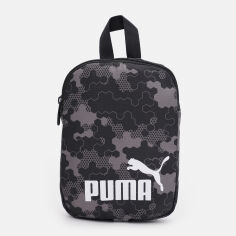 Акція на Сумка планшет чоловіча Puma Phase AOP Portable 07954410 Чорна від Rozetka