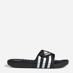 Акція на Чоловічі шльопанці для пляжу Adidas Adissage F35580 42 Чорні з білим від Rozetka