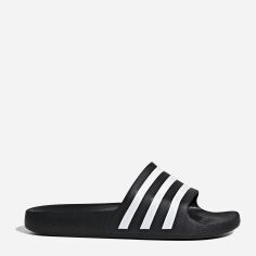 Акція на Чоловічі шльопанці для пляжу Adidas Adilette Aqua F35543 40.5 Чорні з білим від Rozetka