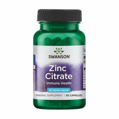 Акція на Цитрат цинку Swanson Zinc Citrate, 30 мг, 60 капсул від Eva