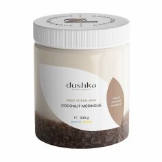 Акція на Скраб-жуйка для тіла Dushka Coconut Meringue Body Scrub-Gum, 330 г від Eva