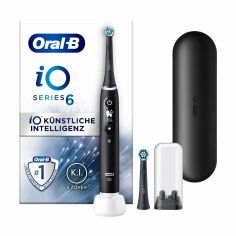 Акция на Електрична зубна щітка Oral-B iO Series 6N Black Lava з чорним футляром, 1 шт от Eva