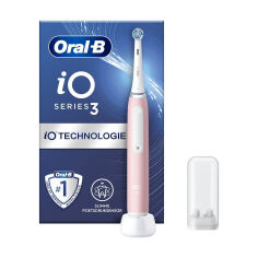 Акція на Електрична зубна щітка Oral-B iO Series 3 Blush Pink, 1 шт від Eva