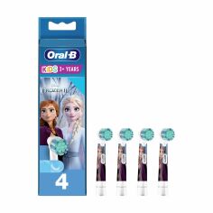 Акція на Змінні насадки для електричної зубної щітки Oral-B Kids Frozen II від 3 років, 4 шт від Eva
