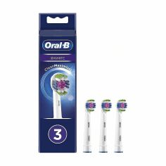 Акція на Змінні насадки для електричної зубної щітки Oral-B 3D White Clean Maximizer, 3 шт від Eva
