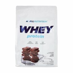 Акція на Дієтична добавка протеїн в порошку AllNutrition Whey Protein Подвійний шоколад, 2.27 кг від Eva