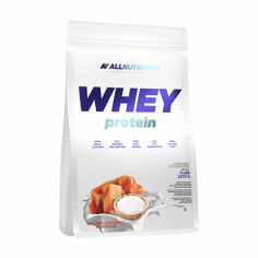 Акція на Дієтична добавка протеїн в порошку AllNutrition Whey Protein Карамель, 2.27 кг від Eva