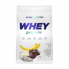 Акція на Дієтична добавка протеїн в порошку AllNutrition Whey Protein Шоколад-банан, 2.27 кг від Eva