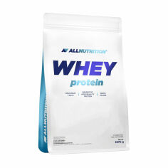 Акция на Дієтична добавка протеїн в порошку AllNutrition Whey Protein Малина, 2.27 кг от Eva
