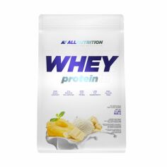 Акція на Дієтична добавка протеїн в порошку AllNutrition Whey Protein Білий шоколад-ананас, 908 г від Eva