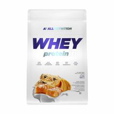 Акция на Дієтична добавка протеїн в порошку AllNutrition Whey Protein Солона карамель з арахісовим маслом, 908 г от Eva