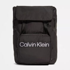 Акція на Рюкзак чоловічий тканинний вміщує формат А4 Calvin Klein 458819837 Чорний від Rozetka
