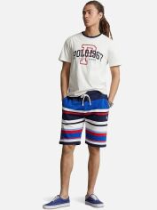 Акція на Футболка бавовняна довга чоловіча Ralph Lauren 58420084 M Біла від Rozetka