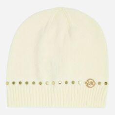Акція на Шапка жіноча Michael Kors 57412261 One Size Молочна від Rozetka