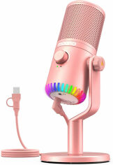 Акція на Микрофон для геймеров Maono DM30 Pink (23-03-10-03) від Stylus