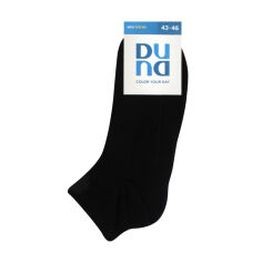 Акція на Шкарпетки чоловічі Duna 2530 укорочені, чорні, розмір 25-27 від Eva
