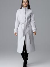 Акция на Пальто жіноче Figl M624 XL Сіре от Rozetka