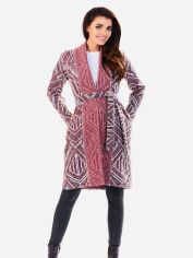 Акція на Пальто жіноче Awama A195 L/XL Бордове від Rozetka