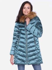 Акція на Куртка зимова жіноча PERSO BLH220036FF M Смарагдова від Rozetka