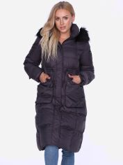 Акція на Куртка зимова жіноча PERSO BLH220027FXF 3XL Сіра від Rozetka