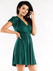 Акция на Плаття Awama A558 1259729 S Bottle Green от Rozetka