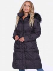 Акция на Куртка зимова жіноча PERSO BLH220027FXR XL Сіра от Rozetka