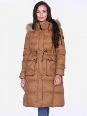 Акция на Куртка зимова жіноча PERSO BLH220027FXR XL Бежева от Rozetka