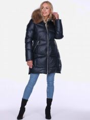 Акція на Куртка зимова жіноча PERSO BLH220038FR XL Чорна від Rozetka