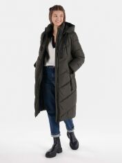 Акція на Куртка зимова довга жіноча Colin's CL1065793 S Dark Khaki від Rozetka