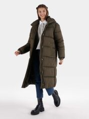 Акция на Куртка зимова довга жіноча Colin's CL1065794 M Khaki от Rozetka