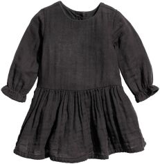 Акция на Дитяче плаття для дівчинки H&M 6104587 50 см Чорне от Rozetka