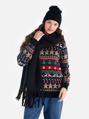 Акція на Джемпер новорічний жіночий Colin's CL1066279 XS Navy від Rozetka