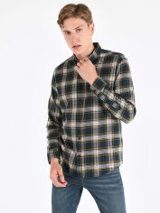 Акція на Сорочка бавовняна чоловіча Colin's CL1064664 2XL Navy від Rozetka
