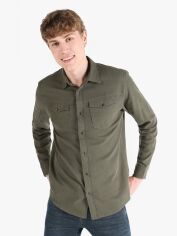 Акція на Сорочка бавовняна чоловіча Colin's CL1066406 L Khaki від Rozetka